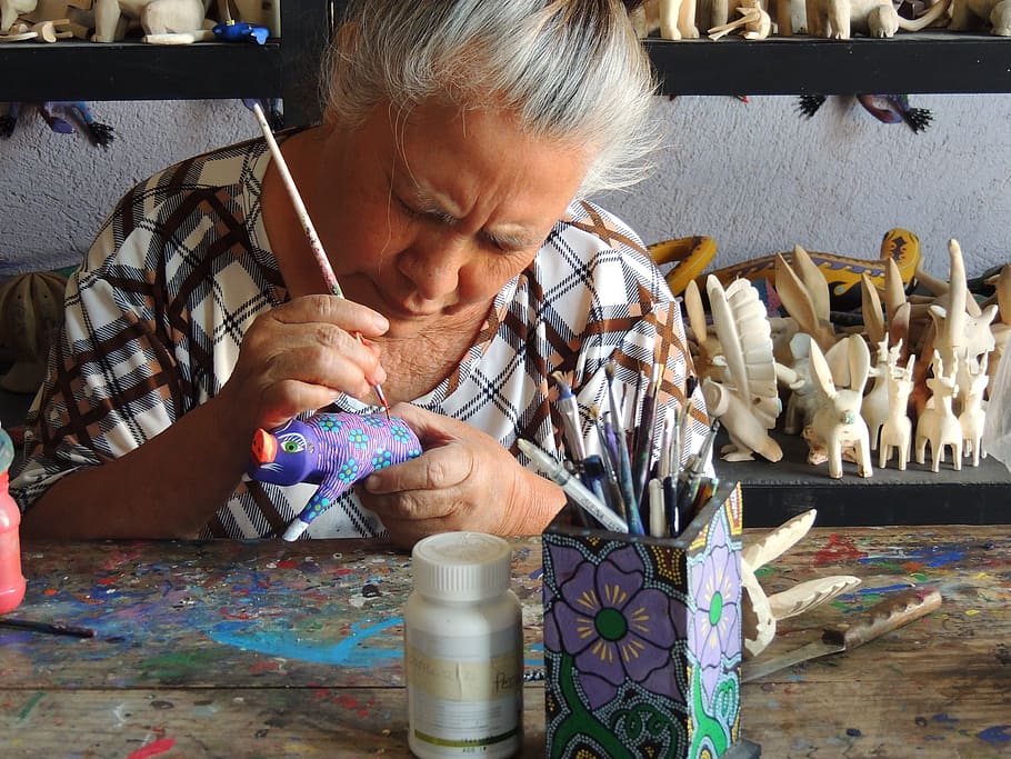women, worker, craftswoman, person, care, detail, mexican, mexico, ability, crafts