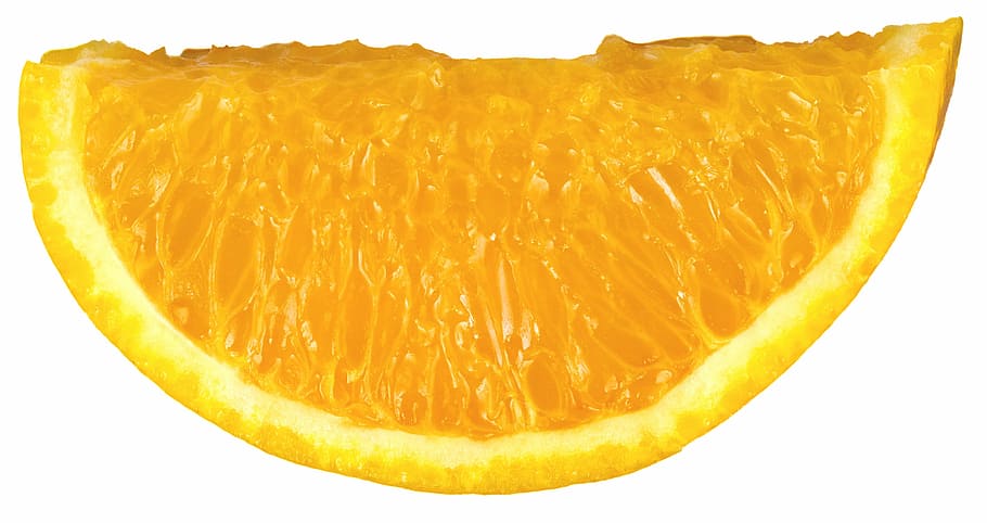 slice, orange, white, background, fruit, orange slice, food, white background, sweet, vitamin