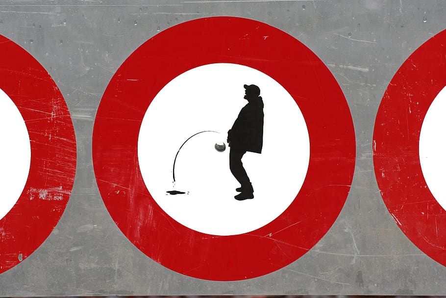 ban, shield, note, warning, traffic sign, stop, warnschild, pee, prohibitory, road