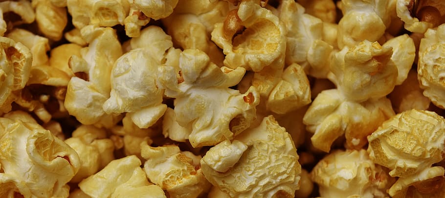 caramel popcorns, popcorn, nibble, snacks, knabberzeug, eat, crispy, snack, sweet, corn