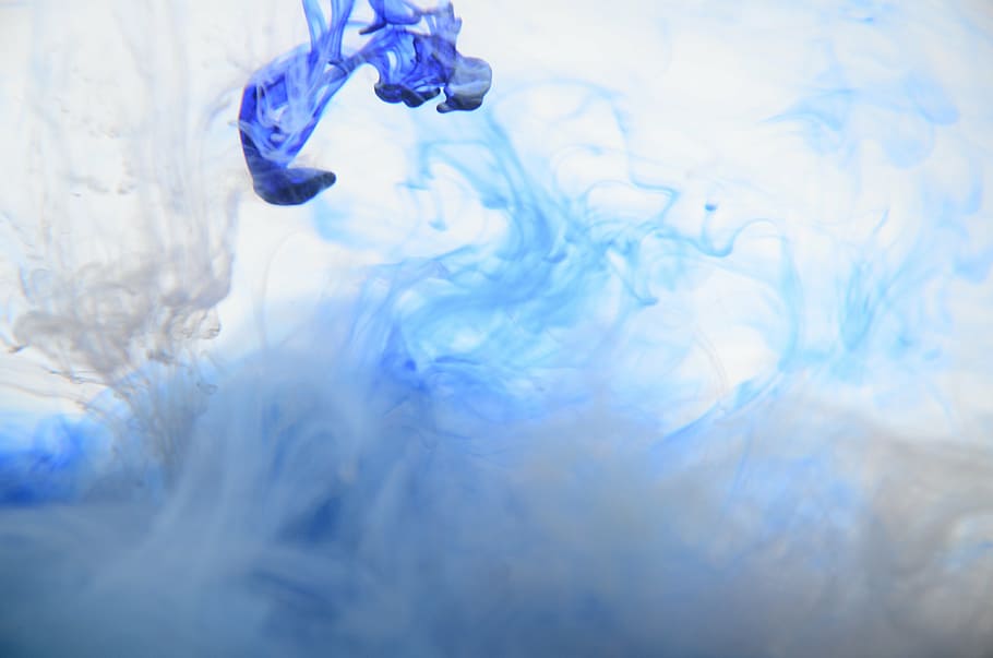 blue, smoke, digital, wallpaper, texture, liquid, water, color, grey, mood