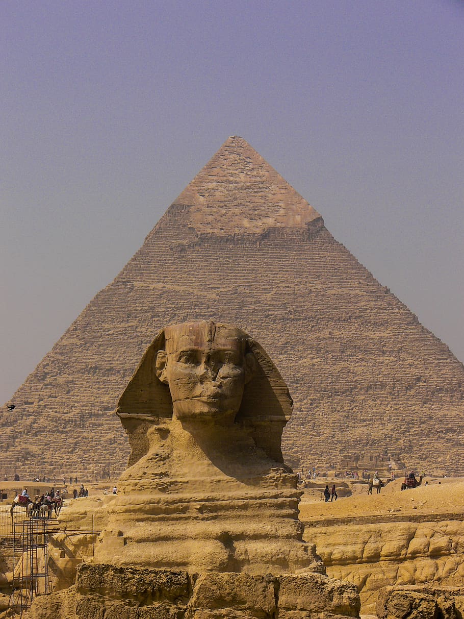 mesir, giza, gurun, sphinx, piramida, sejarah, tujuan wisata, masa lalu, Arsitektur, peradaban kuno