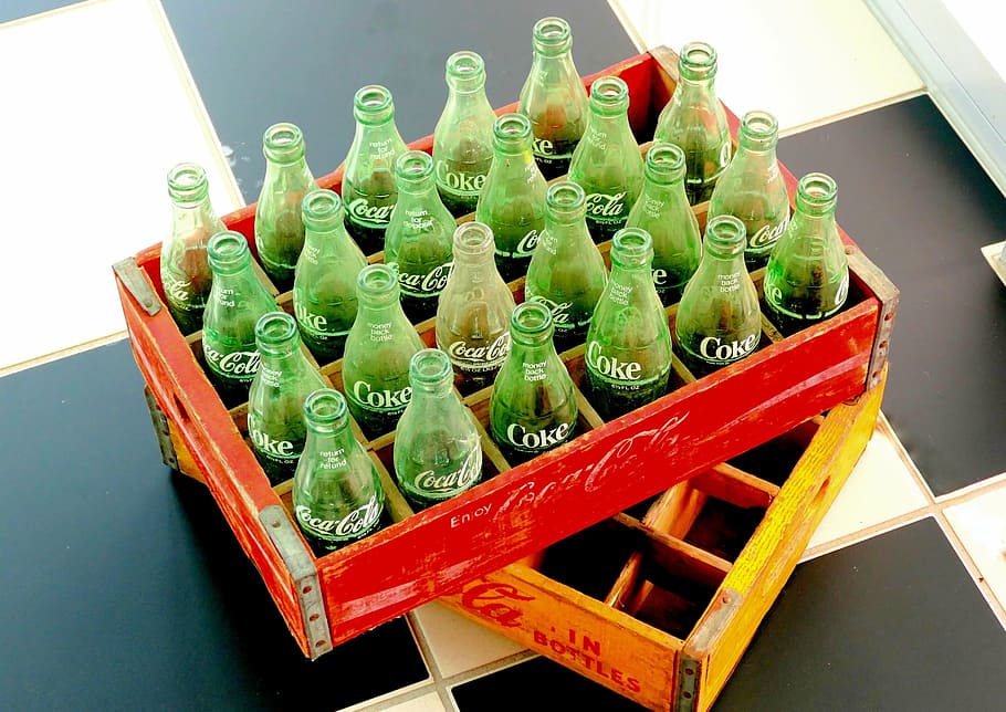 Coca-cola velha, cola, garrafas, bebida, garrafas de coca, coca cola, marcas registradas, sede, limonada, álcool