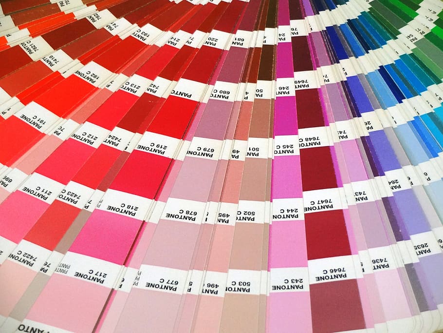 pantone, amostras, nuance, cores, código pantone, cor, multicolorido, amostra de cores, padrão, papel