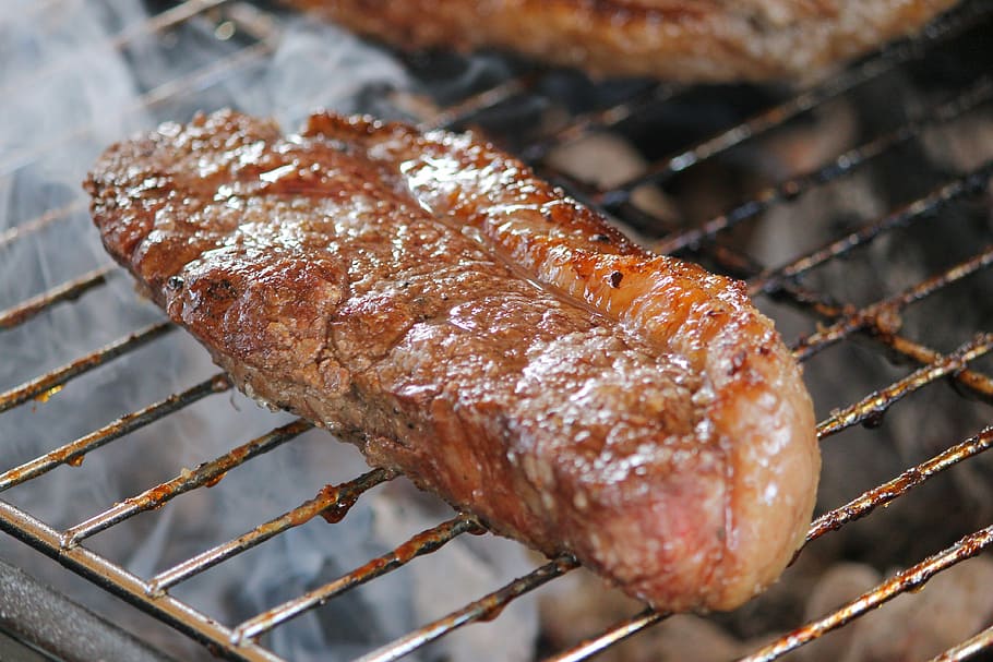 Meat, Grill, Party, Steak, Bar, Cue, bar-b-cue, barbecue, barbecue grill, grilled