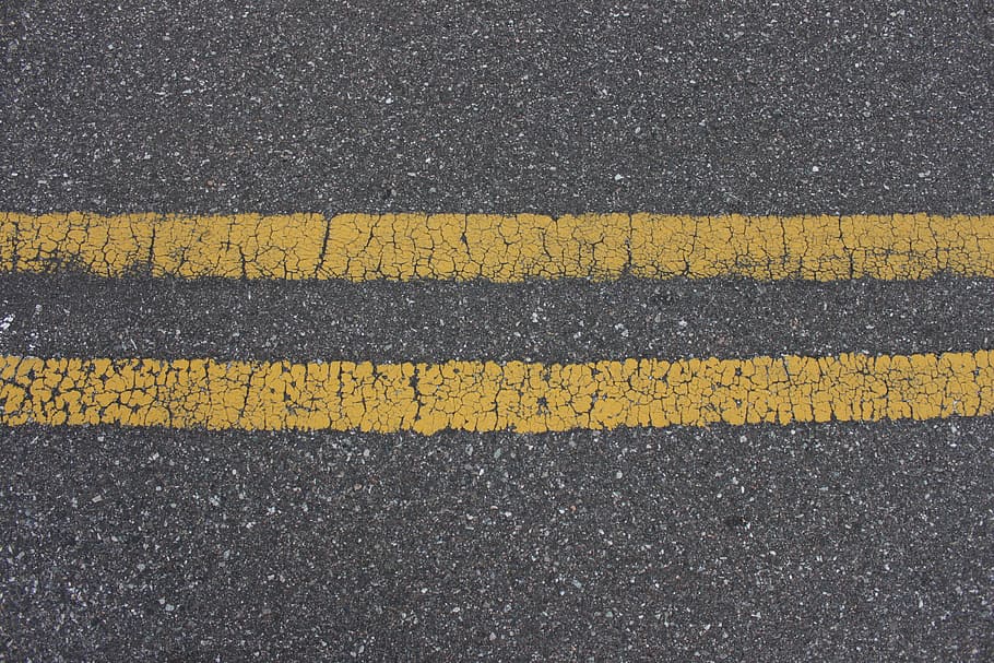 carretera, textura, pavimento, calle, material, asfalto, línea divisoria, fondos, amarillo, señalización vial