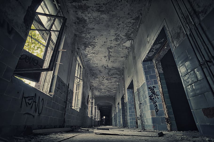 structural, abandoned, building, low-angle, urban, urbex, lostplace, decay, forgotten, old