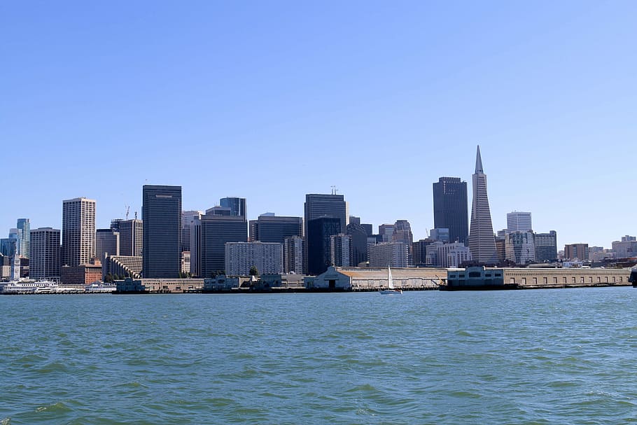 São Francisco, Linha do horizonte, Cidade, São Francisco Skyline, Francisco, San, Califórnia, Paisagem urbana, Marco, arquitetura