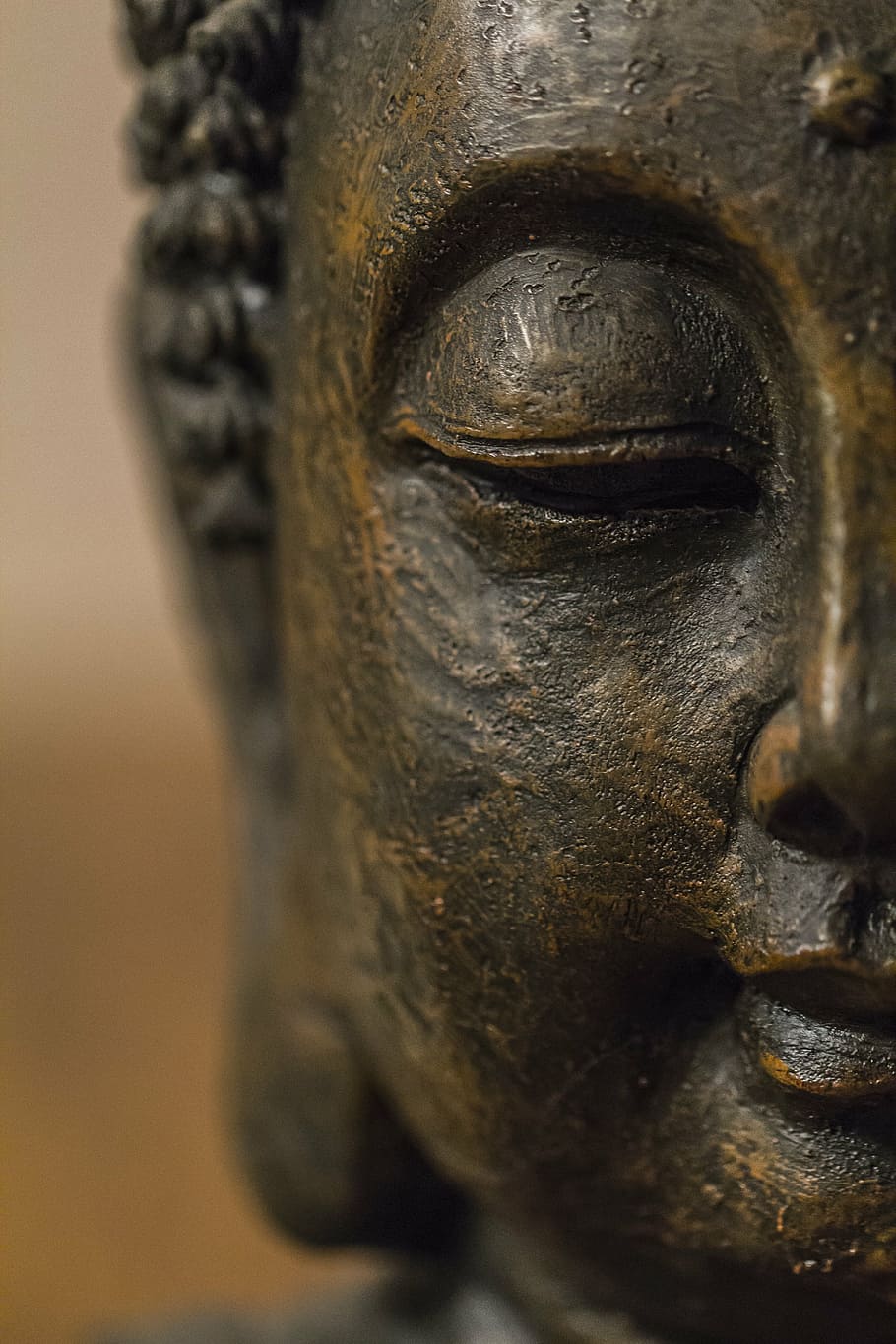 estatuilla de la cabeza de buda, buda, estatua, budismo, religión, asia, budista, escultura, meditación, religioso