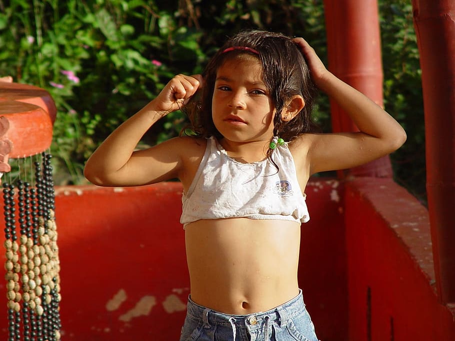 girl, peasant, venice, antioquia, colombia, child, childhood, one person, females, girls