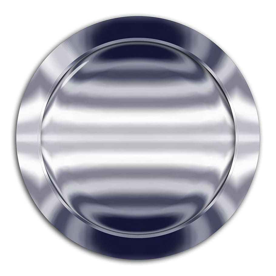 oval, stainless, steel, platter, button, icon, chrome, symbol, design, shiny