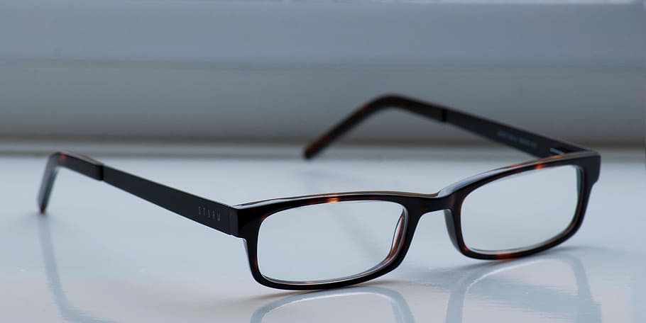 kacamata, bingkai kulit penyu, hitam, bingkai, putih, latar belakang, mata, visi, penglihatan, pelindung