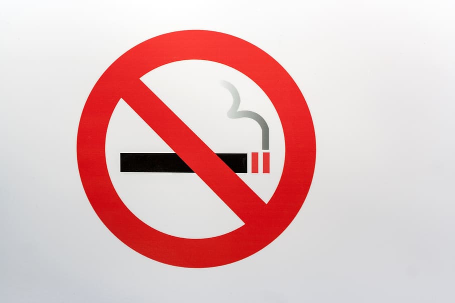 sinal, proibição, vermelho, cigarro, fumar, proíbe, proibido, branco, restrição, redondo