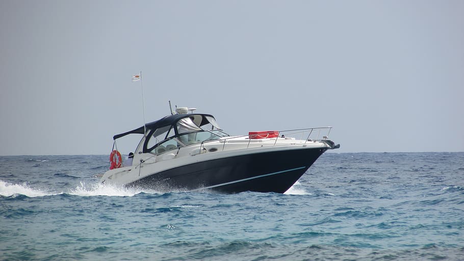 speed boat, sea, speed, fun, leisure, vacation, nautical vessel, water, mode of transportation, transportation