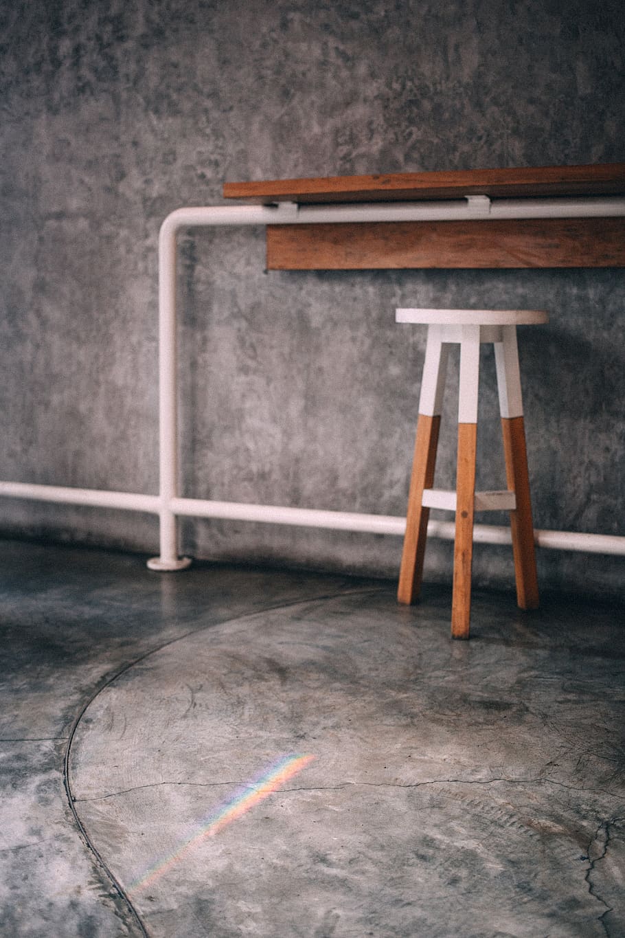 stool, bar, counter, empty, room, wooden, seat, design, interior, architecture