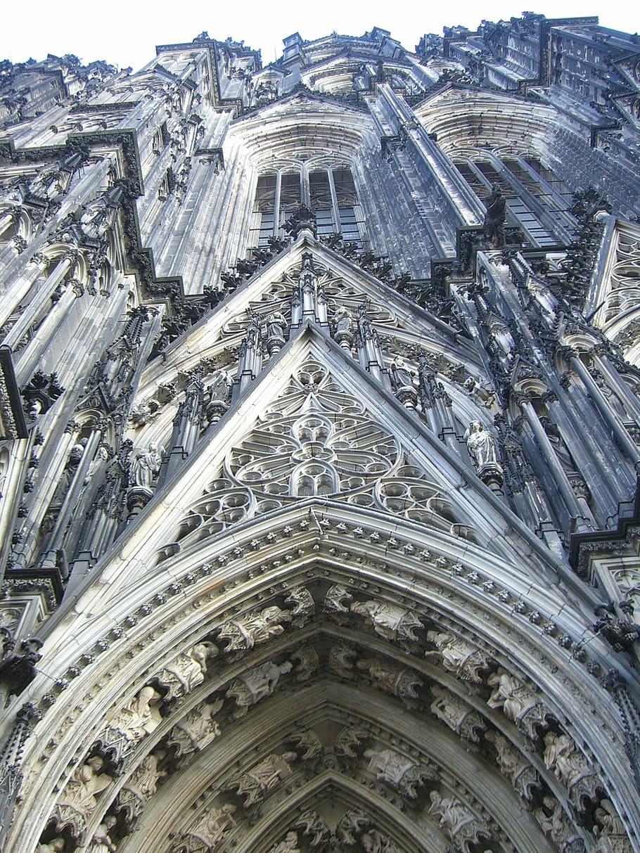 Dom, Facade, Cologne Cathedral, cologne, landmark, places of interest, monument, church, structures, cathedral