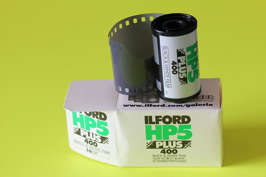 Fotografia, Tira de filme, Rolo, filme, negativo, celulóide, 35mm, tira, analógico, caixa de filme
