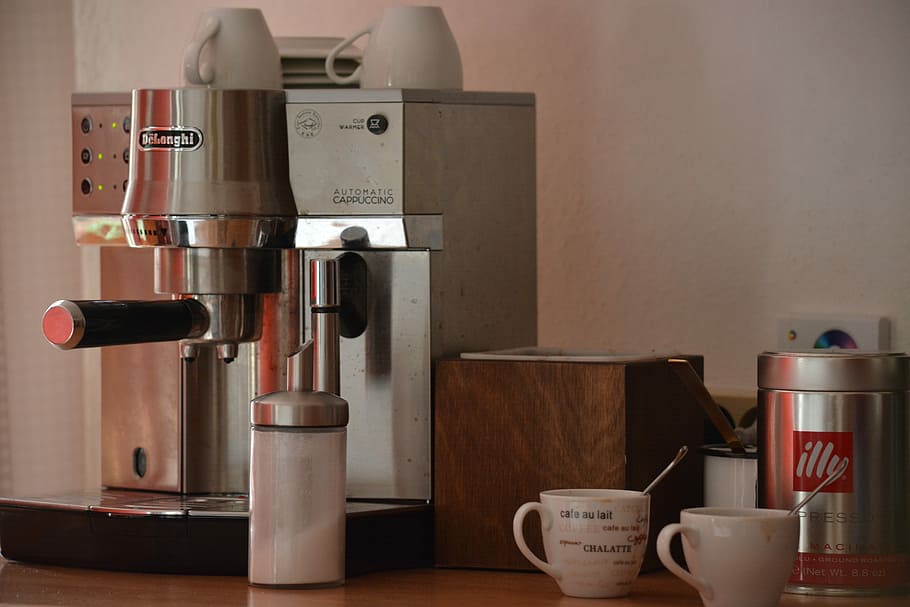Máquina, café, cocina, café exprés, beneficio de, bebida, café - Bebida, cafetera, cafeína, taza