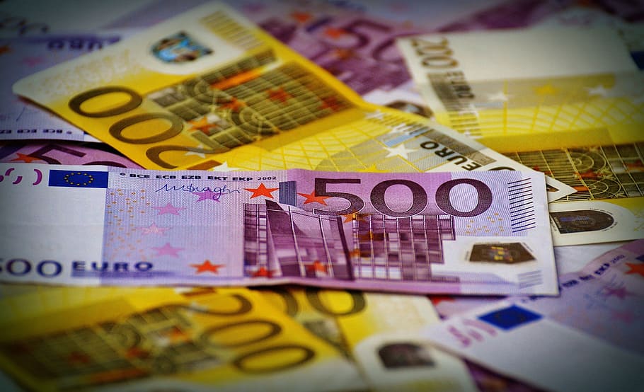 200, 500 euro banknote lot, money, seem, euro bills, currency, finance, dollar bill, banknote, euro notes