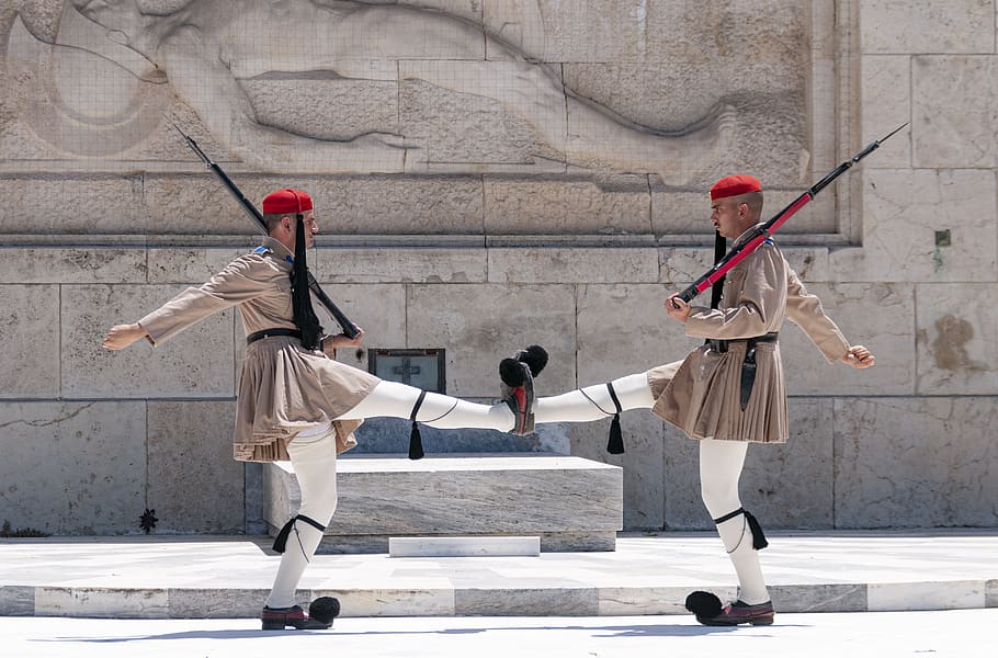 greece, athens, parliament, guard, evzones, army, greek, soldiers, culture, monument