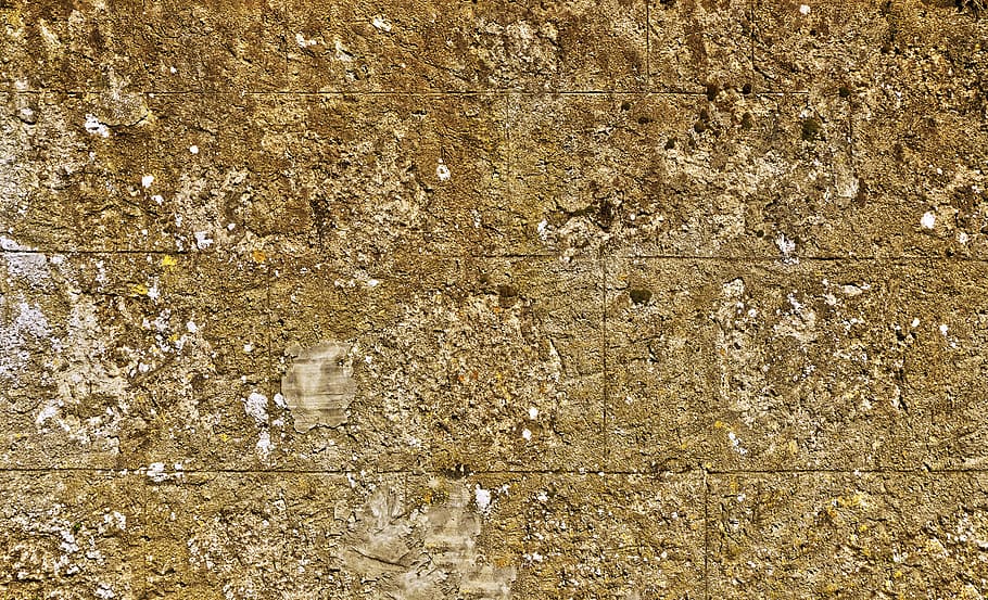 untitled, wall, concrete blocks, plaster, old, weathered, cracked, cracks, texture, concrete