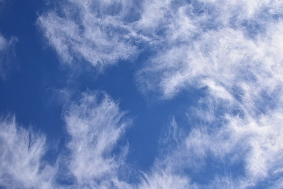 魅惑的なうっすらと雲, cloudscape, skyscape, 自然, 雲, 天気, 明るい, うっすらと, 天国, 空