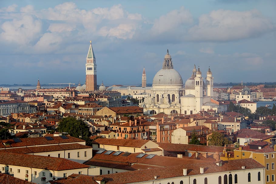 Venecia, Italia, ciudad, vista, florencia - italia, arquitectura, toscana, paisaje urbano, catedral, iglesia