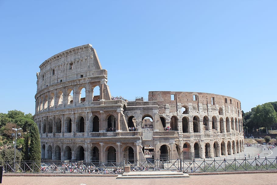coloseum, italy, colosseum, roma, arsitektur, italia, budaya, sejarah, pandangan, masa lalu