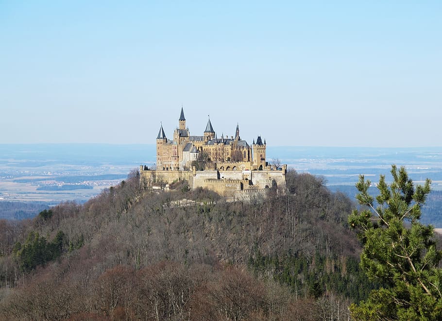 Castles, Hohenzollern, Castle, hohenzollern, castle, hohenzollern castle, baden württemberg, places of interest, architecture, day, outdoors