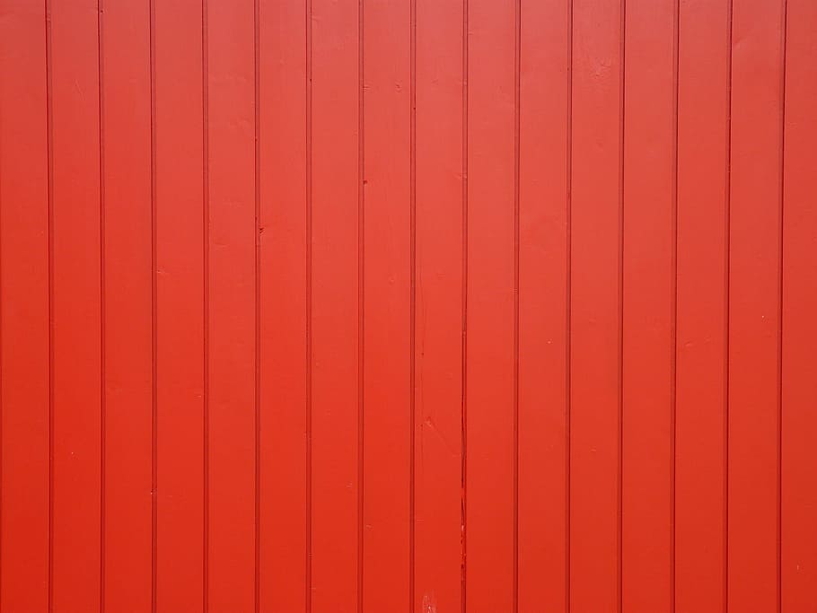 parede de madeira vermelha, madeira, sarrafos, objetivo, pintado, cor, vermelho, planos de fundo, quadro completo, padrão