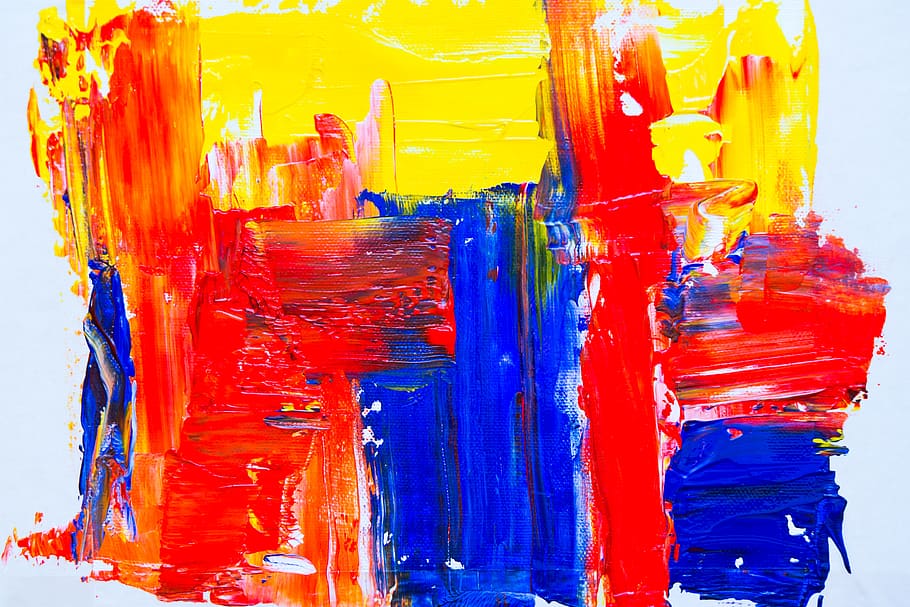 bright, abstract, painting, background, colorful, art, artist, creative, design, paint