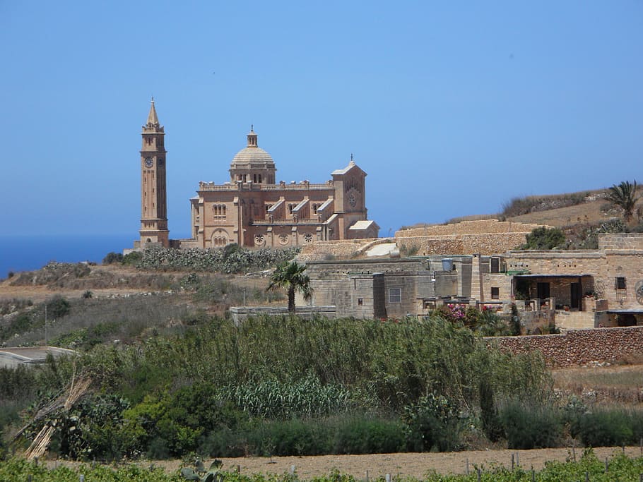 gozo, church, exposed, make a pilgrimage, pilgrimage, christian, believe, christianity, built structure, architecture