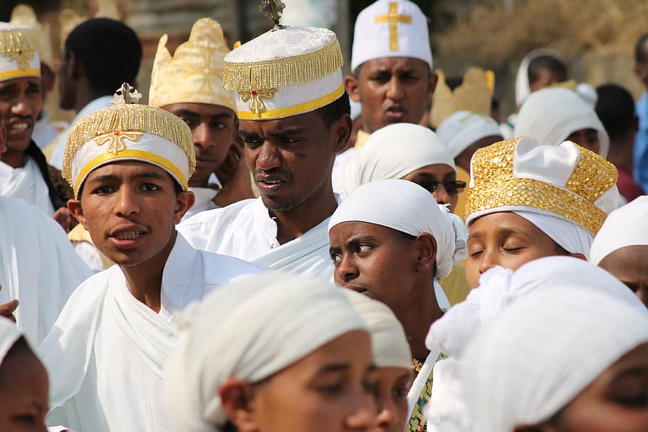 priests, orthodox, ethiopia, group of people, religion, crowd, men, belief, large group of people, architecture