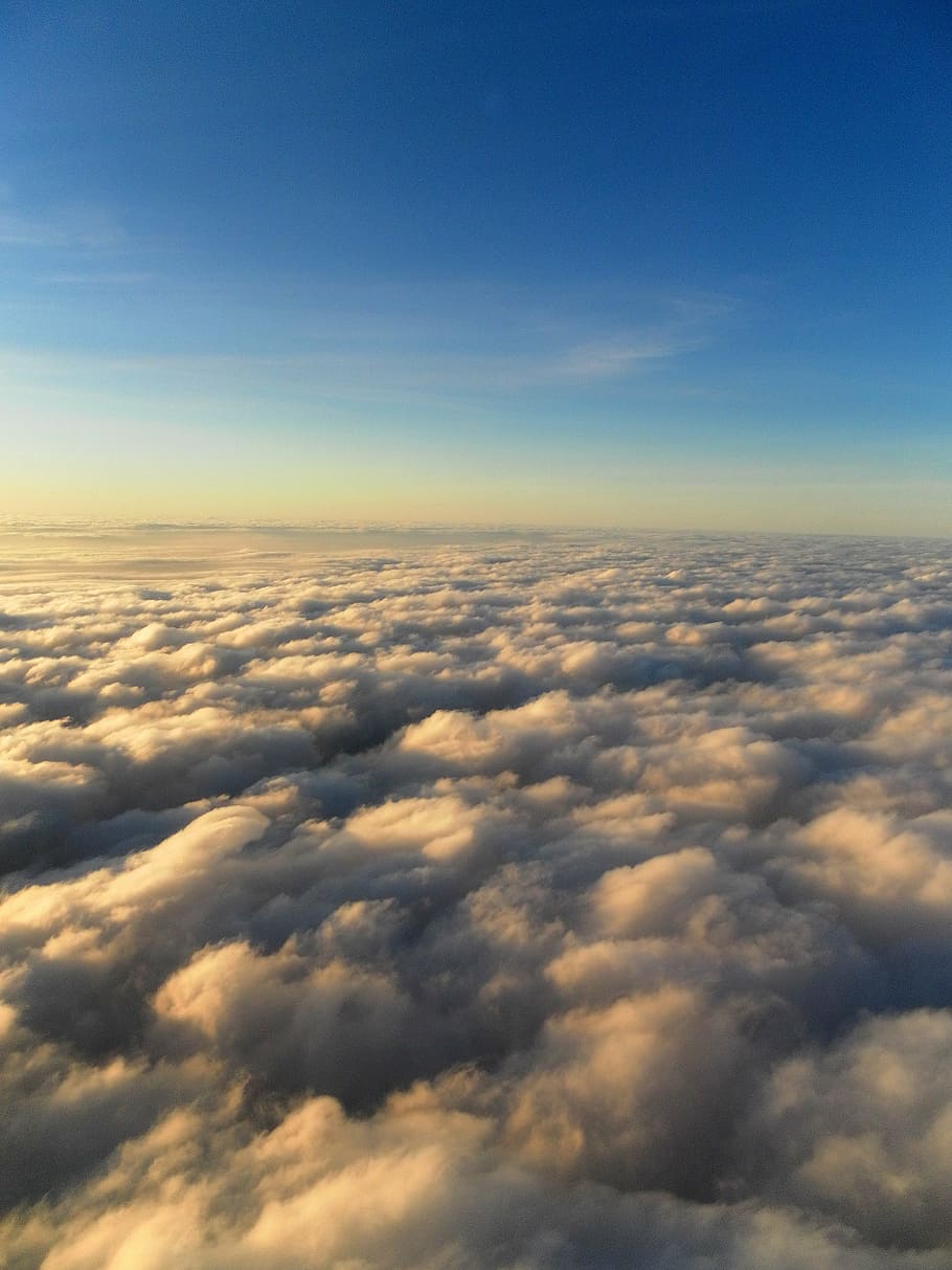 sky, clouds, outdoors, scenic, tranquil, stratosphere, atmosphere, high, weather, meteorology