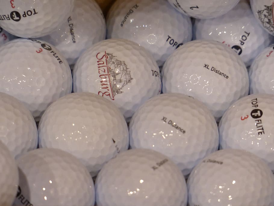top, flite golf ball lot, golf, golf balls, balls, white, full frame, backgrounds, large group of objects, ball
