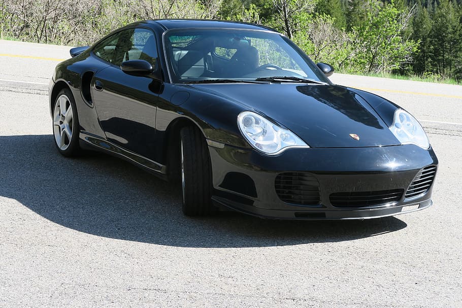 Porsche, 911, Turbo, 996, sedikit cottonwood, coupe, mobil, otomotif, cepat, supercar
