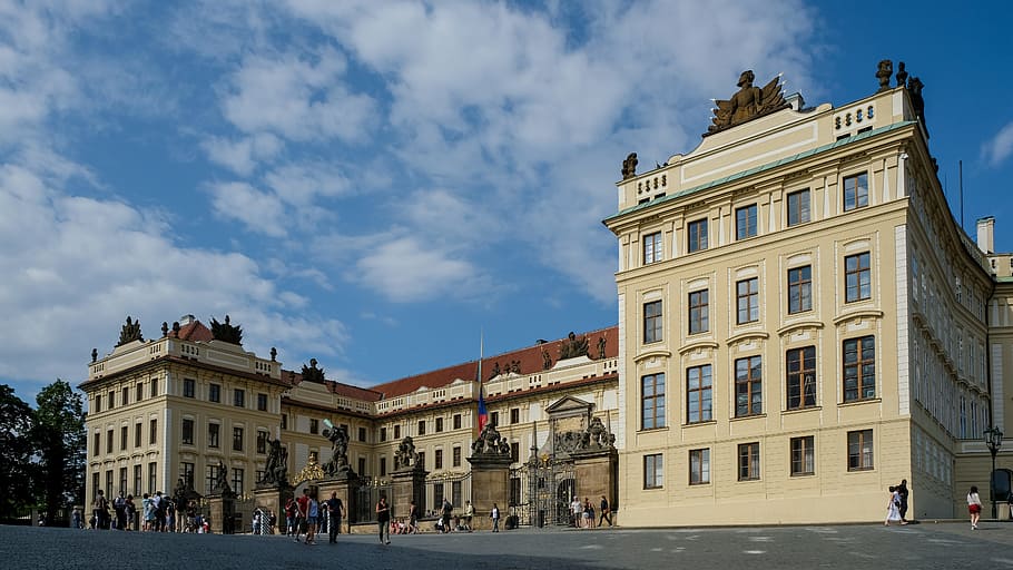 Praga, República Checa, castillo de Praga, arquitectura, fachada, ciudad histórica, lugares de interés, palacio, exterior del edificio, estructura construida
