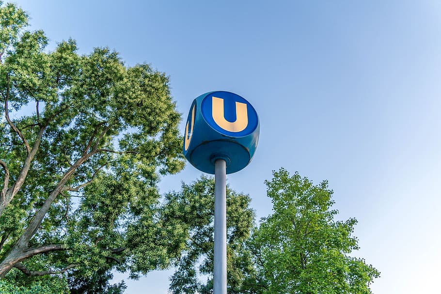ubahn, vienna, railway station, urban, station, public, traffic, rail traffic, tree, plant