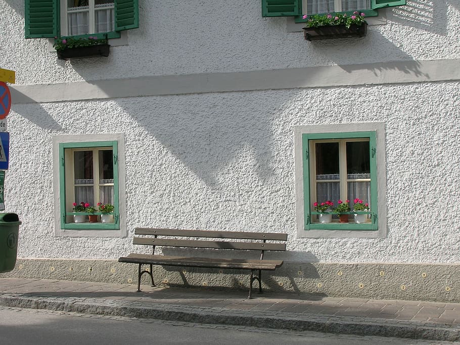 Home, Bank, Historic Home, Austria, home, bank, austrian, window, built structure, architecture, building exterior