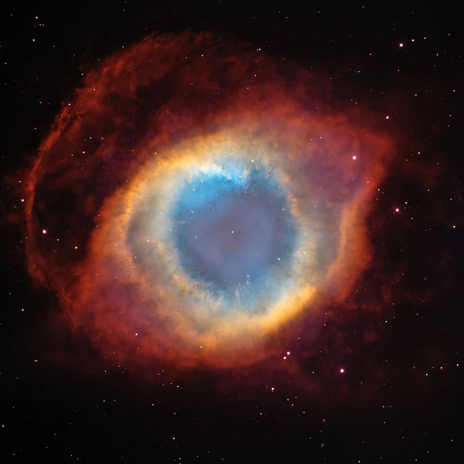 Helix Nebula, astrophotography, deep space, hubble, nebula, public domain, space, universe, astronomy, star - Space