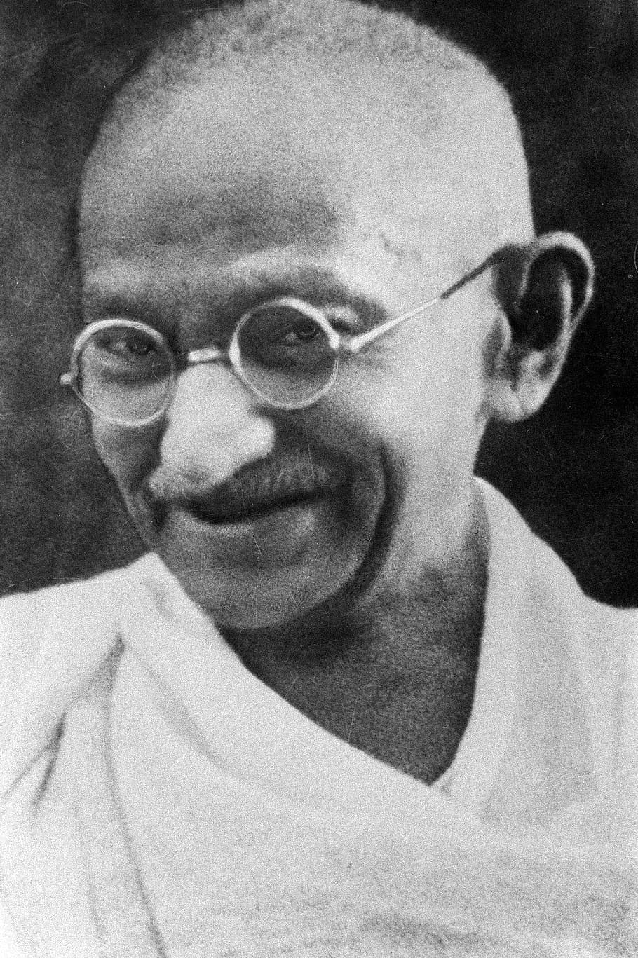 Mahatma Gandhi, pacifista, mohandas karamchand gandhi, líder espiritual, no violencia, resistencia, igualdad, segregación racial, 1940, retrato