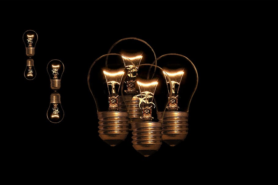 Light Bulb, Bulbs, Version, light, glow wire, thread, switched, electric light, lighting, bright