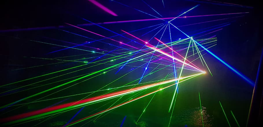laser show, laser, light beam, rays, artificial light, optics, lines, color, show, mood | Pxfuel