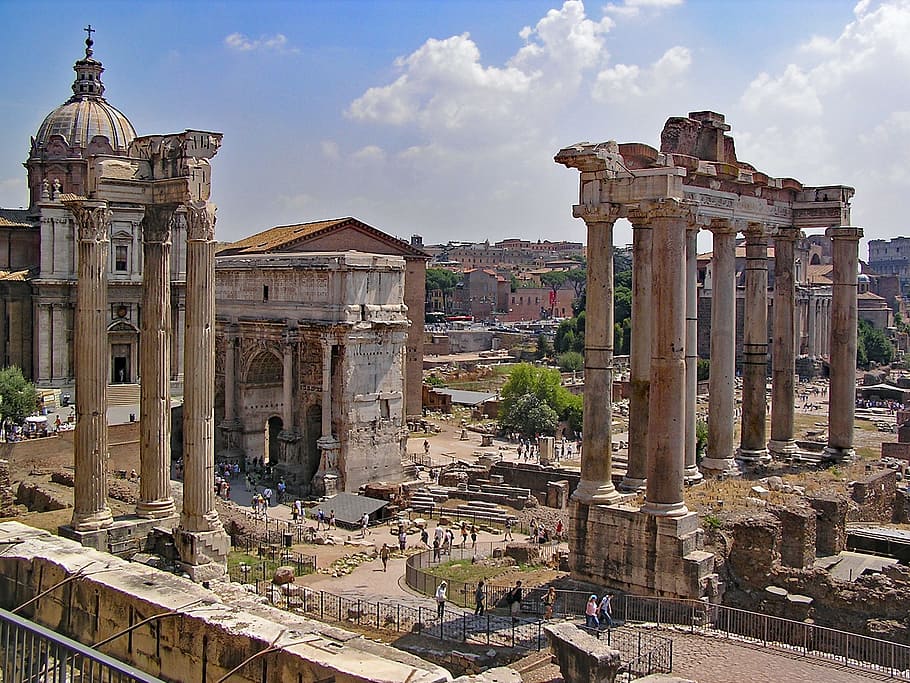 Forum, Rome, Italy, Europe, Antiquity, rome, italy, romans, roman empire, ruin, places of interest