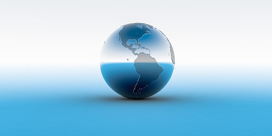 close-up photography, globe logo, globe, world, earth, planet, earth globe, sphere, map, continent