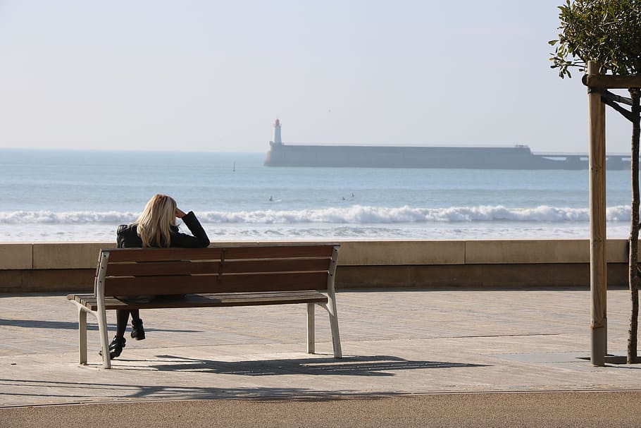 Vendée, Promenade, Seaside, elizabeth, sea, relaxation, romantic, blue sky, rest, holiday