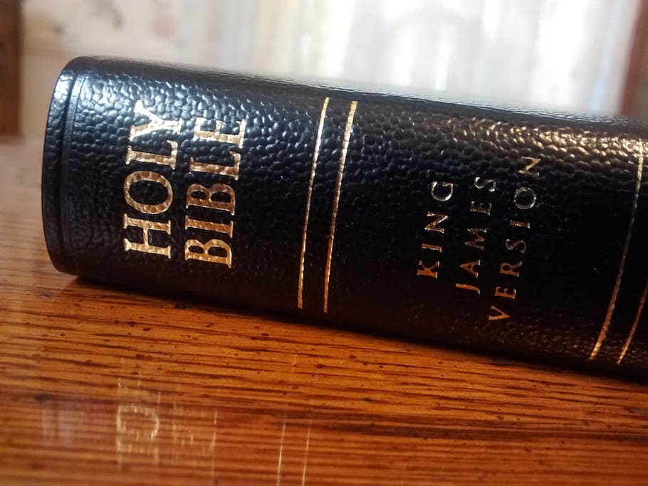 holy, bible, king james version, kjv, holy bible, number, wood - material, indoors, close-up, table