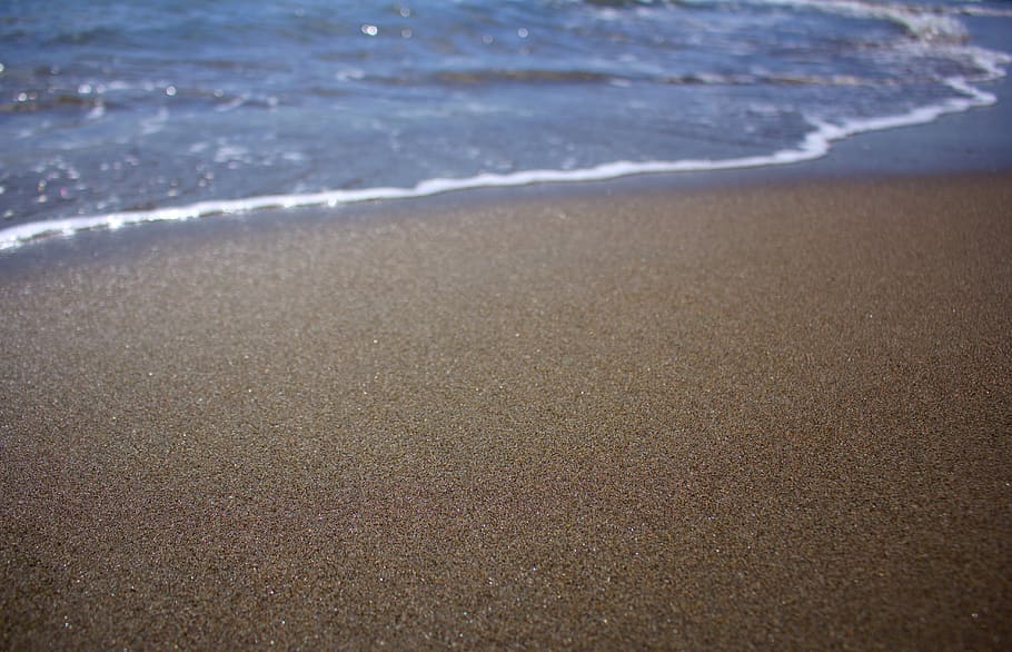 sea, wave, sandy beach, nature, beautiful, seawater, beach, land, water, sand
