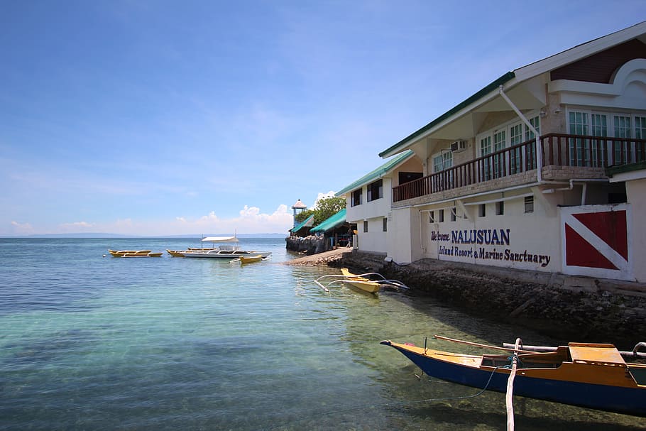 Island, Sea, Times, Emerald, sky, republic of the philippines, nalru resourceful island, travel, beach, landscape