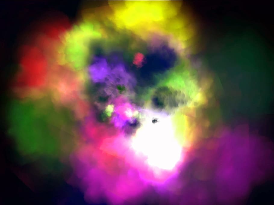 yellow, green, purple, colors, color, paint dust, farbpulver, colorful, light, pattern